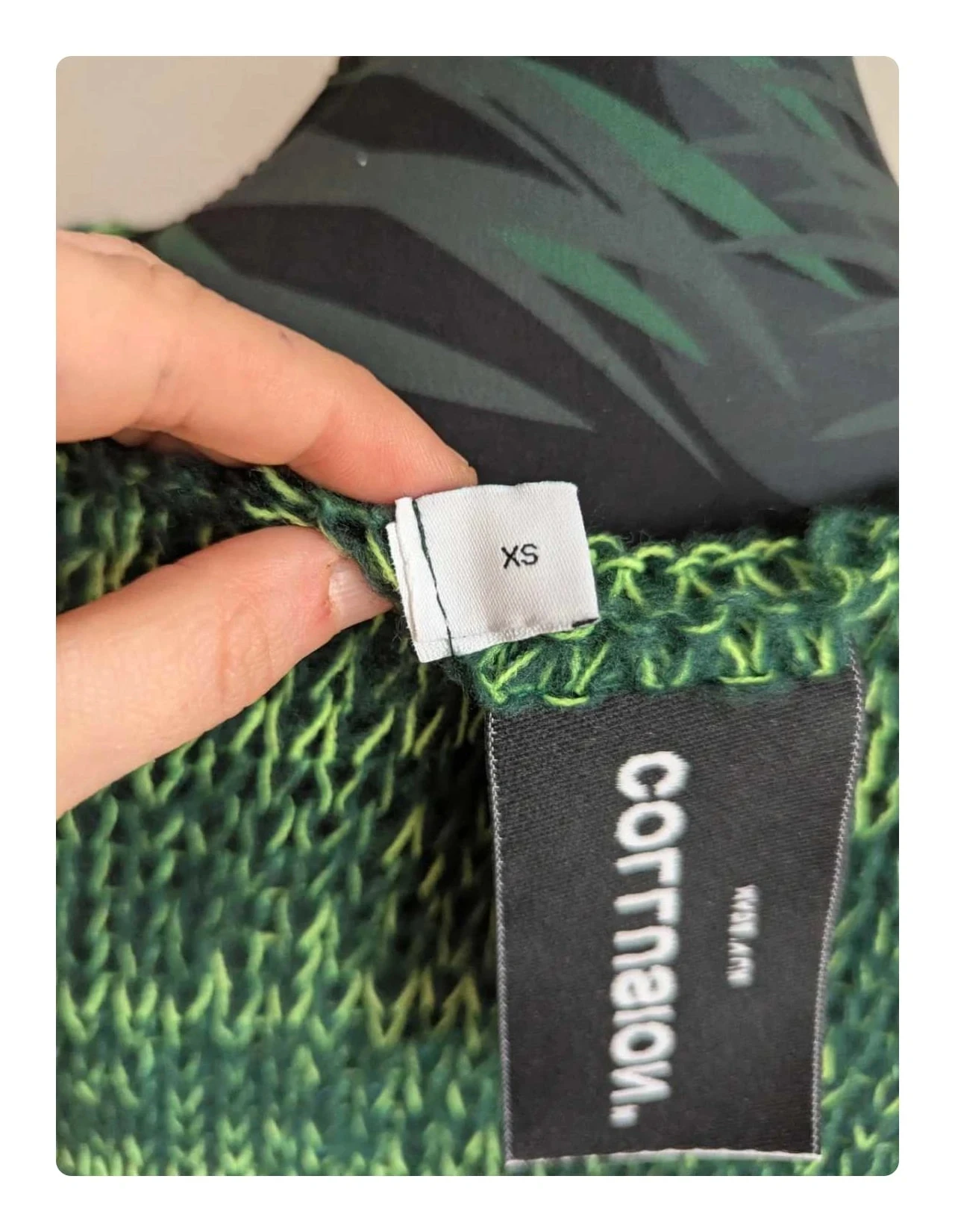 New green Collusion sweater size S – photo 7